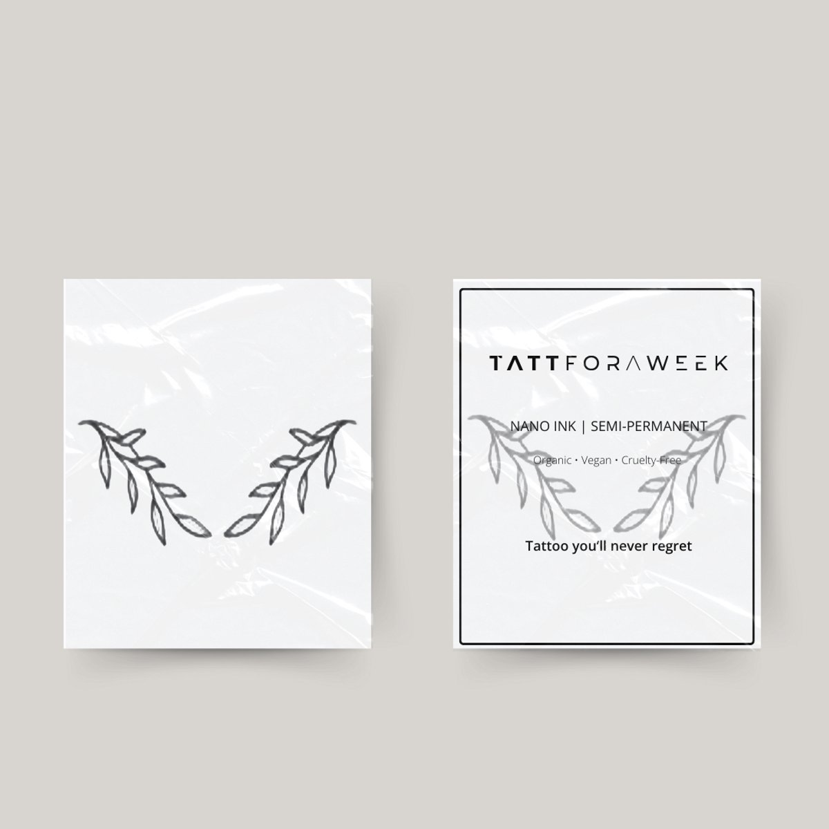 Tijdelijke tattoo hangende planten | Neptattoo volwassenen | Tijdelijke tattoo voor volwassenen | Temporary tattoo | Plaktattoos voor volwassenen | Neptattoos | Probeer zorgeloos een tattoo | tattforaweek